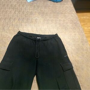 Black Cozy Fleece Mega Cargo™ Sweatpant